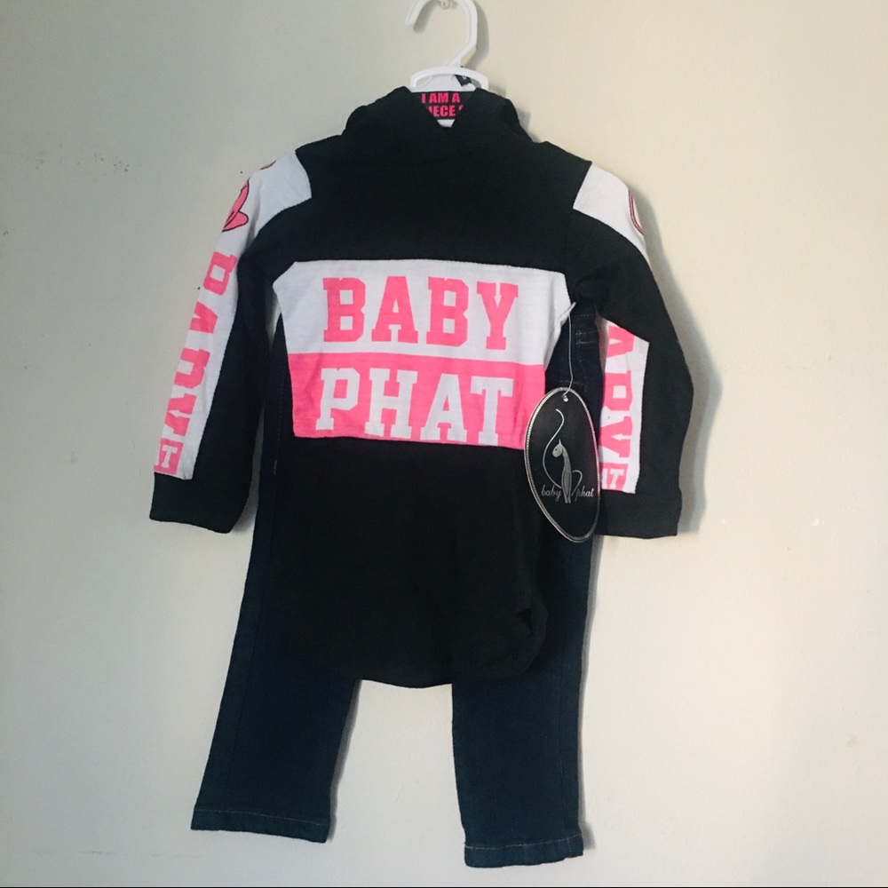 NWT BABY PHAT Baby Girl Winter Outfit Size 9 M
